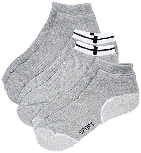 Nur Der 3er Pack Sneaker Sport aus atmungsaktiver Baumwolle kurze Sportsocken mit gepolsterter Sohle Herren von Nur Der