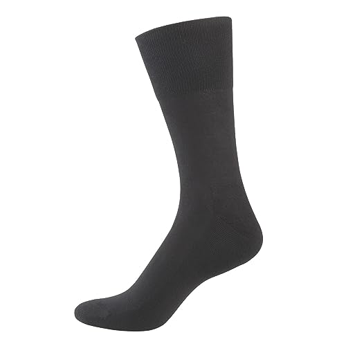 Nur Der Herren Baumwolle Aktiv Aus Atmungsaktiver Mit Gepolsterter Sohle Sportsocke Socken, Anthrazitmel., 43-46 EU von Nur Der