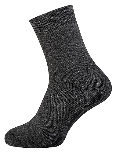 Nur Der Herren Stopper Anti-rutsch-socken Aus Atmungsaktiver Baumwolle Abs Für Erwachsene Socken, Mittelgrau, 43-46 EU von Nur Der