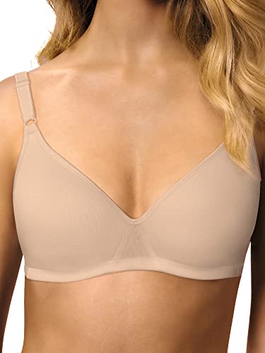 NUR DIE Damen Bügelloser BH Baumwoll Atmungsaktiv Frauen Unterwäsche - beige - Größe - 85 C von Nur Die
