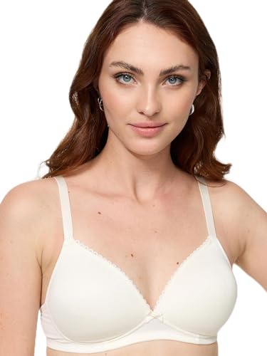 NUR DIE Damen Bügelloser BH Traumweich Atmungsaktiv Frauen Unterwäsche - Offwhite - Größe - 75 B NUR DIE Damen Bügelloser BH Traumweich Atmungsaktiv Frauen Unterwäsche - Offwhite - Größe - 75 B von Nur Die