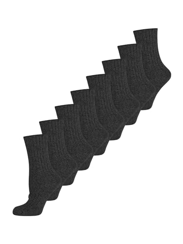 NUR DIE Damen Freizeitsocken 8-Pack Warme Socke weich bequem atmungsaktiv - schwarz weich bequem atmungsaktiv Mehrpack - Größe 39-42 NUR DIE Damen Freizeitsocken 8-Pack Warme Socke weich bequem atmungsaktiv - schwarz weich bequem atmungsaktiv Mehrpack - Größe 39-42 von NUR DIE