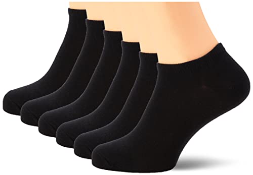 Nur Die 6er Pack Sneaker Socken aus weicher & atmungsaktiver Baumwolle Kurzzsocken Damen von Nur Die