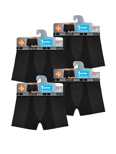 NUR DIE Herren Retro Pants 4-Pack Boxer 3D-Flex Air Retroshorts - schwarz - Größe XXL NUR DIE Herren Retro Pants 4-Pack Boxer 3D-Flex Air Retroshorts - schwarz - Größe XXL von Nur Die