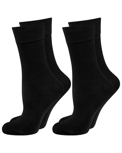Nur Die 2er Pack Bambus Komfort Socken Damen weich Komfortbund Bambus-Socke von Nur Die