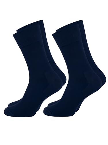Nur Die 2er Pack Bambus Komfort Socken Damen weich Komfortbund Bambus-Socke von Nur Die