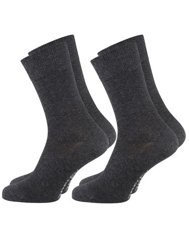 Nur Die 2er Pack Bambus Komfort Socken Herren weich Komfortbund Bambus-Socke von Nur Die