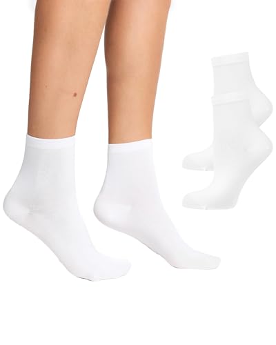 Nur Die Bambus Kurzsocken 2er Pack Damen Kurzschaft Bambussocken Socke weich atmungsaktiv von Nur Die
