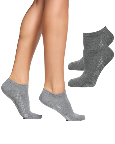 Nur Die Bambus Sneaker Socke 2er Pack Damen kaum sichtbar Bambussocken weich von Nur Die