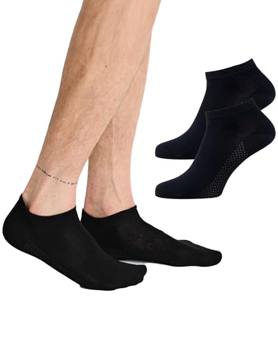 Nur Die Bambus Sneaker Socke 2er Pack Herren kaum sichtbar Bambussocken weich von Nur Die