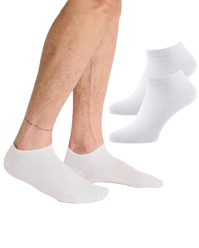 Nur Die Bambus Sneaker Socke 2er Pack Herren kaum sichtbar Bambussocken weich von Nur Die