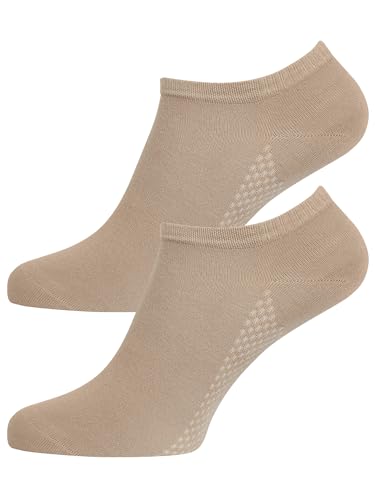 Nur Die Bambus Sneaker Socke 2er Pack Herren kaum sichtbar Bambussocken weich von Nur Die