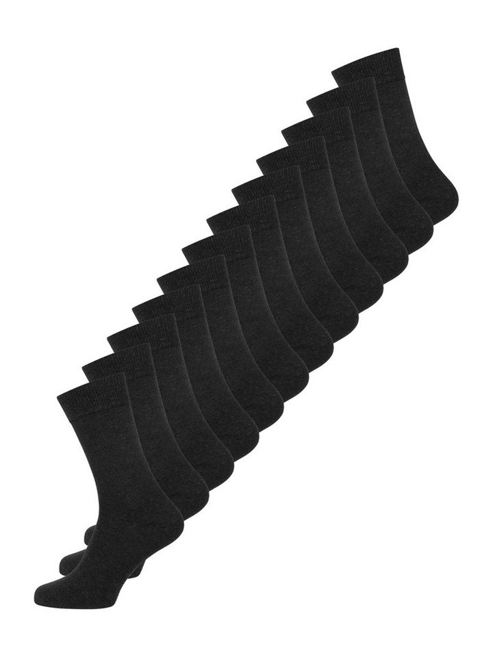 Nur Die Basicsocken Baumwolle Business Socke Unifarben (12-Paar) Männer Multipack Mehrpack von Nur Die