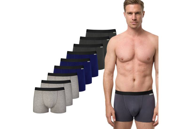 Nur Die Boxer Cotton Stretch Retroshorts (9-St) Männer Multipack Mehrpack von Nur Die