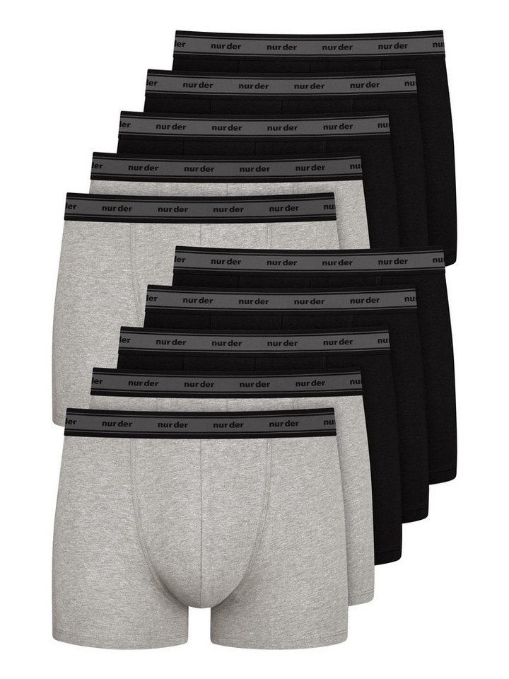 Nur Die Boxer Organic Cotton Retroshorts (10-St) Männer Multipack Mehrpack von Nur Die
