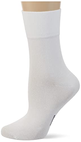 Nur Die Feine Baumwolle Socken einfarbig mit Komfortbund ohne drückende Naht besonders weich Damen von Nur Die