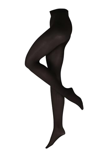 Nur Die Damen Feinstrumpfhose 3-Pack Blickdicht - schwarz Größe 44-48 von Nur Die