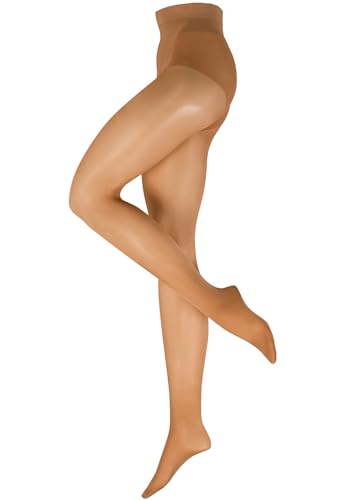 Nur Die Damen Feinstrumpfhose 3-Pack Figura Große Größen Mehrpack - amber Größe 48-52 von Nur Die