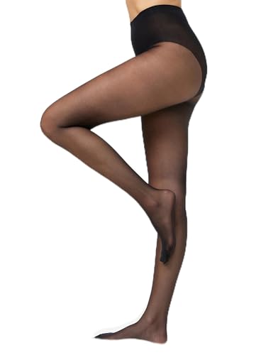 Nur Die Damen Feinstrumpfhose 3-Pack Goodbye Laufmaschen Energy - schwarz Größe 40-44 von Nur Die