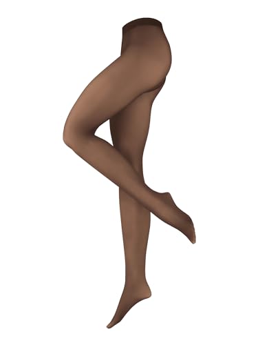 Nur Die Damen Feinstrumpfhose 3-Pack Warm & Transparent - braun Größe 40-44 von Nur Die