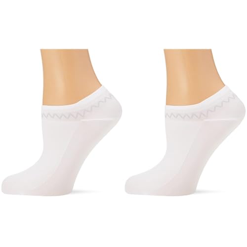 Nur Die Damen Jemné ponožky na boty F linge, Weiß (Weiß 30), 35-38 EU von Nur Die
