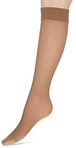 Nur Die Knie Fit in Form 40 DEN mit starker Stützwirkung entlastende semi-transparente Nylon Fein-Kniestrümpfe breiter Komfortbund Damen von Nur Die