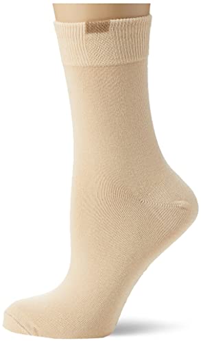 Nur Die 3er Pack Passt Perfekt Socken atmungsaktive Baumwolle einfarbig Komfortbund ohne drückende Naht Damen von Nur Die