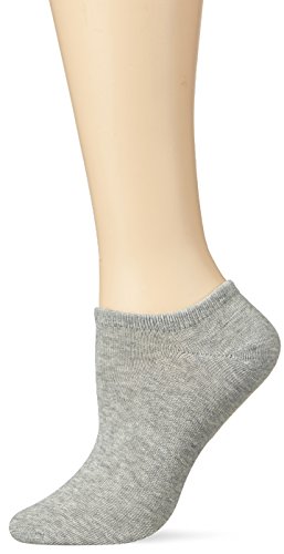 Nur Die 2er Pack Sneaker Socken Baumwolle atmungsaktiv Sneakersocken Damen, hellgraumel., 35-38 von Nur Die