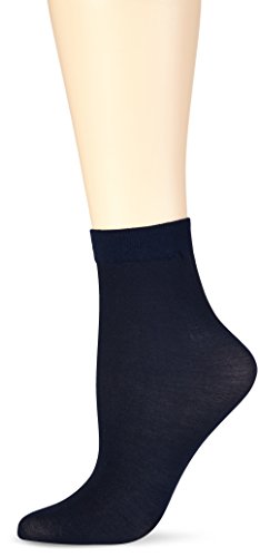 Nur Die Damen Socken Cotton Sensation, 60 DEN, Gr. One size, Blau (marine 351) von Nur Die