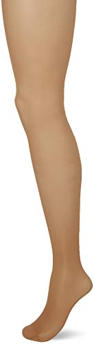 Nur Die Goodbye Laufmaschen Shape 20 DEN Shaping-Strumpfhose verhindert Laufmaschen transparente matte Feinstrumpfhose breiter Komfortbund Damen, mandel, S von Nur Die
