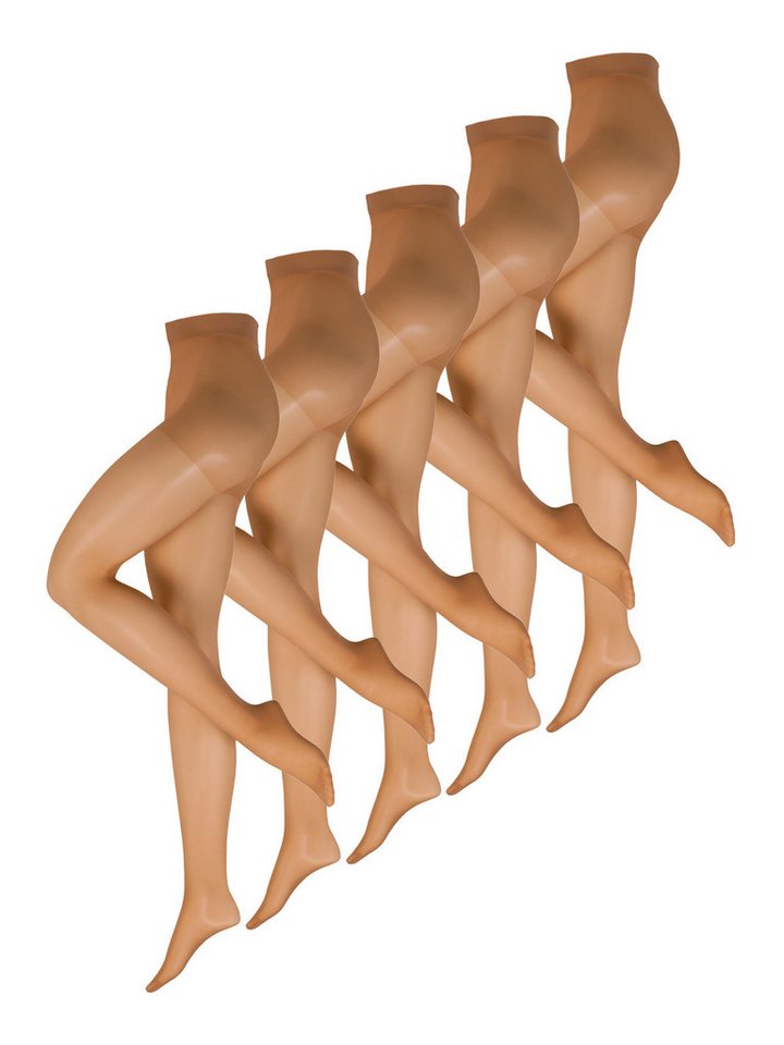 Nur Die Feinstrumpfhose 5er Sparpack Fit in Form Große Größen 40 DEN (5 St) nylon transparent Fein-strumpfhose von Nur Die