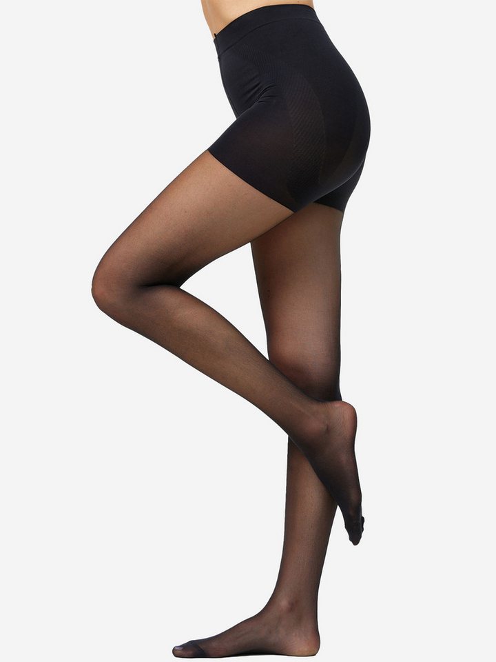 Nur Die Feinstrumpfhose 3er Sparpack Goodbye Laufmaschen Shape 20 DEN (3 St) nylon transparent Fein-strumpfhose von Nur Die
