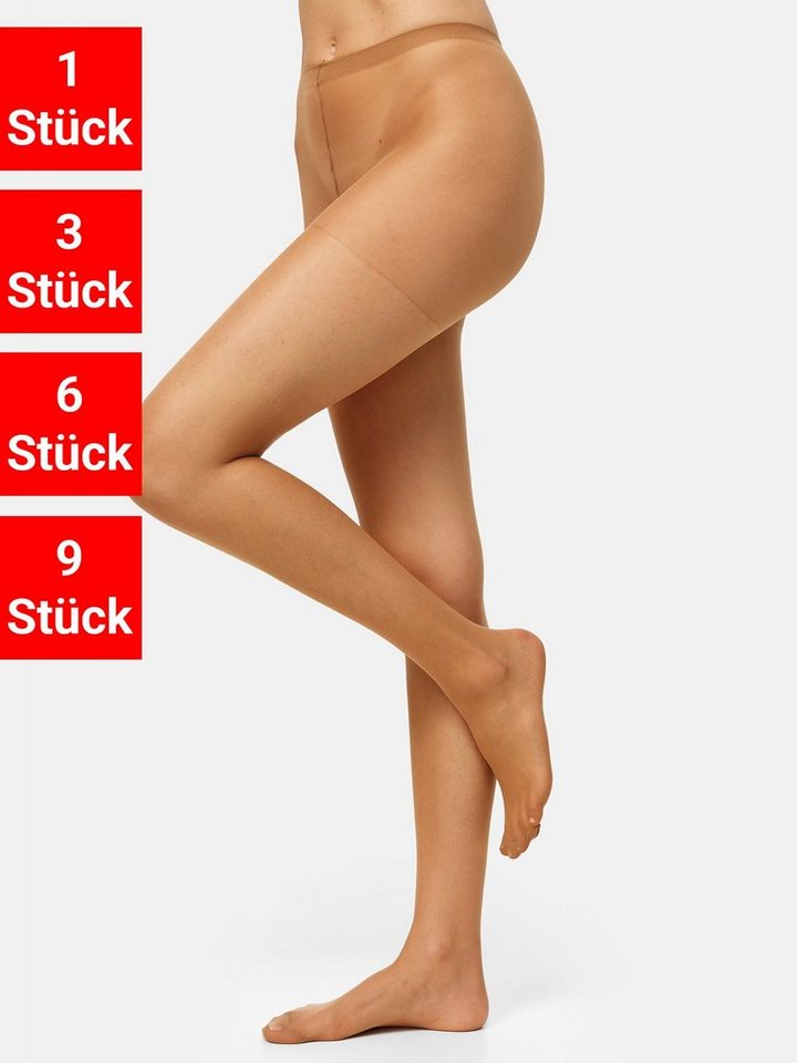 Nur Die Feinstrumpfhose Supersitz 20 DEN (1 St) Damen Frauen Nylon Multipack von Nur Die