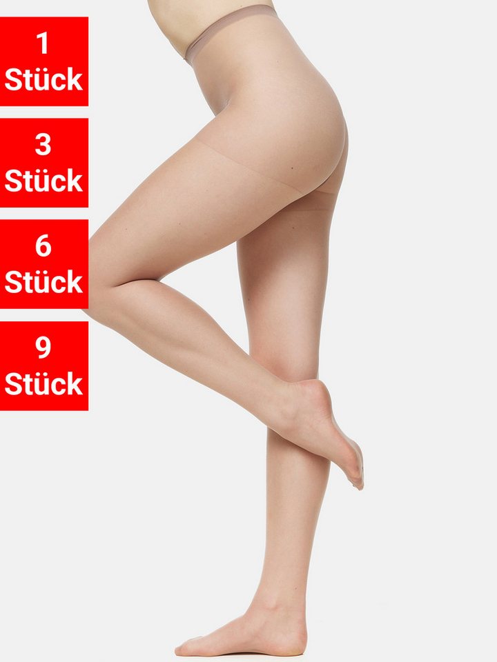 Nur Die Feinstrumpfhose Supersitz 20 DEN (3 St) Damen Frauen Nylon Multipack von Nur Die