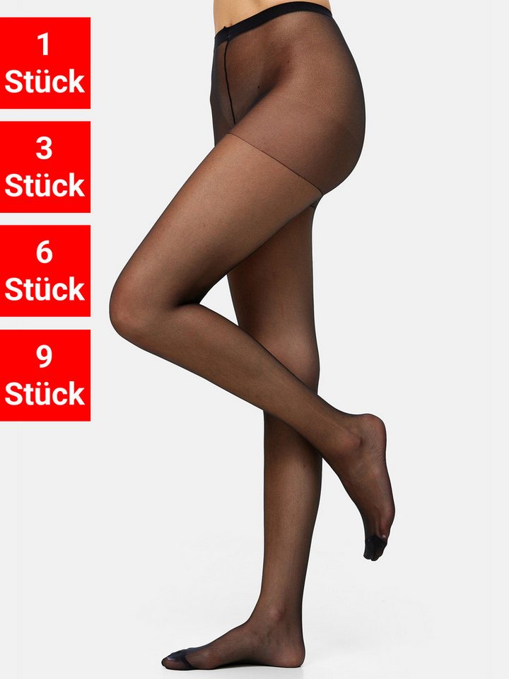 Nur Die Feinstrumpfhose Supersitz 20 DEN (3 St) Damen Frauen Nylon Multipack von Nur Die