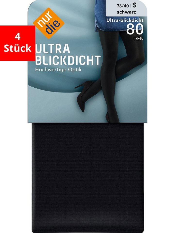 Nur Die Feinstrumpfhose Ultra Blickdicht - Im 4-Pack von Nur Die