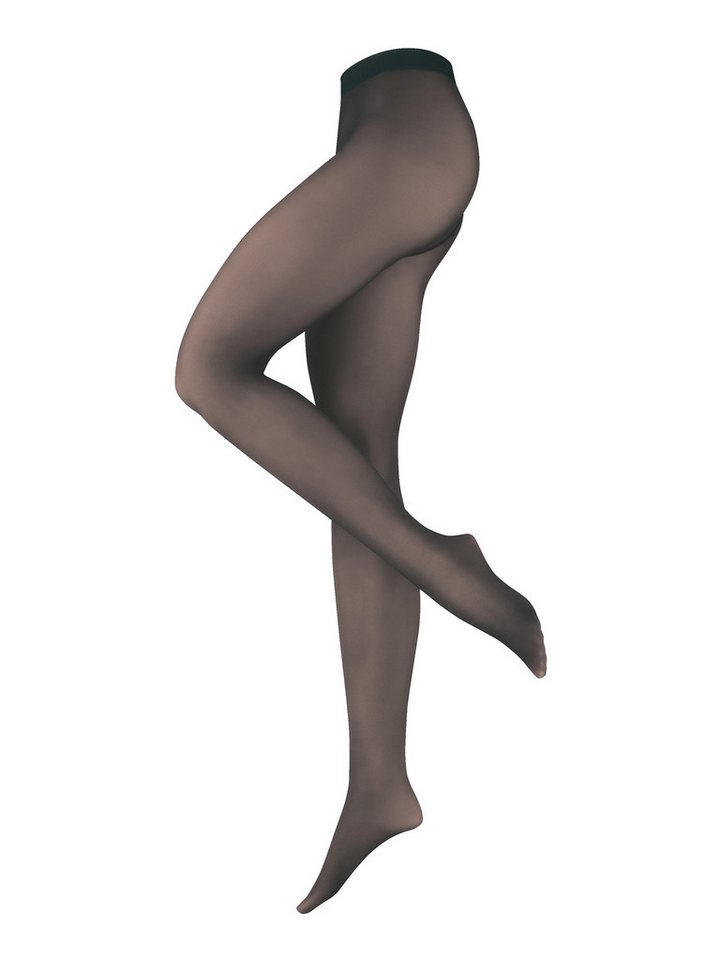 Nur Die Feinstrumpfhose Warm & Transparent haltbar 80 DEN Print nylon transparent Fein-strumpfhose von Nur Die