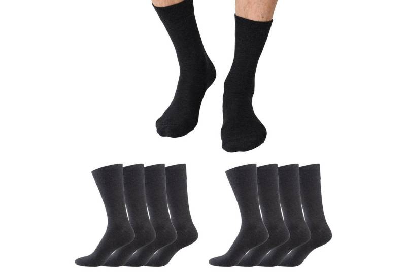 Nur Die Freizeitsocken 98% Baumwolle weich atmungsaktiv (8-Paar) Männer Multipack Mehrpack von Nur Die