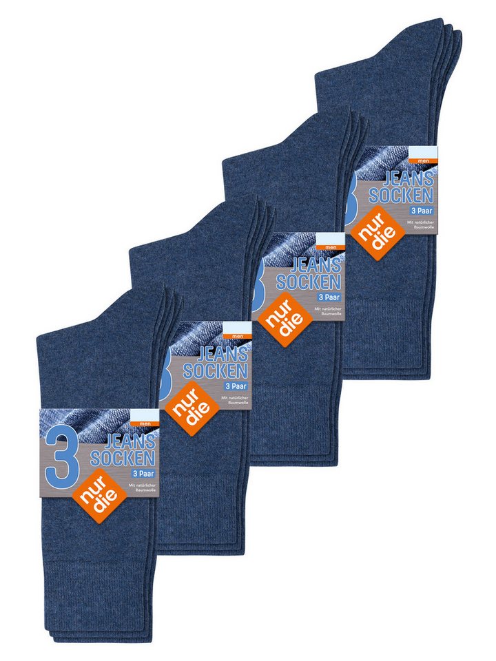 Nur Die Freizeitsocken Jeans Socken (12-Paar) Männer Multipack Mehrpack von Nur Die