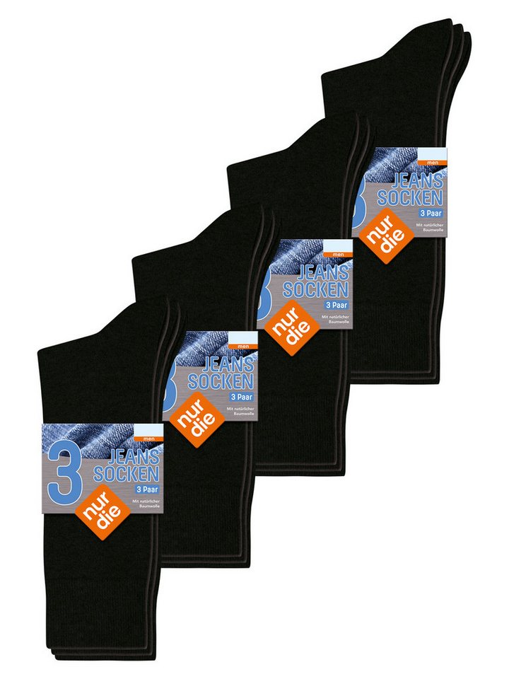Nur Die Freizeitsocken Jeans Socken (12-Paar) Männer Multipack Mehrpack von Nur Die