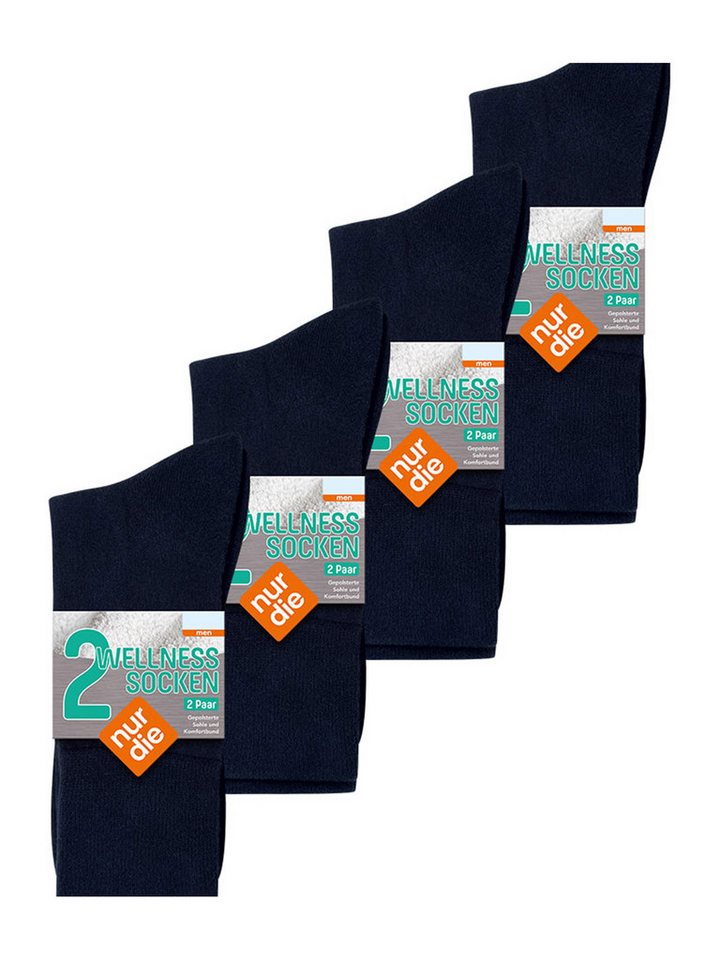 Nur Die Freizeitsocken Weiche Wellness Socken (8-Paar) Männer Multipack Mehrpack von Nur Die