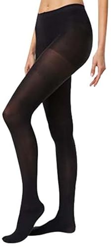 Nur Die Goodbye Laufmaschen 60 DEN Strumpfhose verhindert Laufmaschen transparente Fein-Strumpfhose matte Optik Damen, schwarz, L von Nur Die