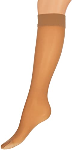 Nur Die Knie Fit in Form 40 DEN mit starker Stützwirkung entlastende semi-transparente Nylon Fein-Kniestrümpfe breiter Komfortbund Damen von Nur Die