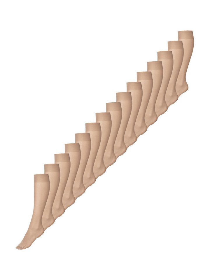 Nur Die Kniestrümpfe 30 DEN (13-Paar) Knie-strümpfe thermo-socken overknee von Nur Die