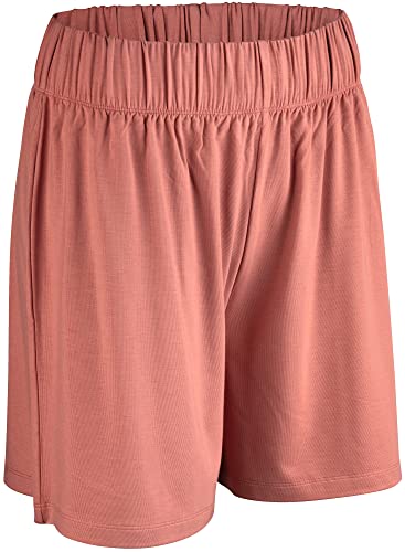 Nur Die Lounge Shorts Relax & Go lockere Kurze Freizeithose aus Bambus-Zellstoff besonders weich und atmungsaktiv Softbund Damen von Nur Die