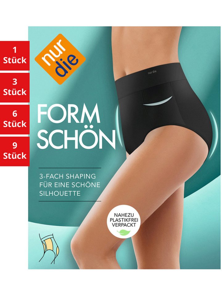 Nur Die Maxislip Formschön Damen (1er/3er/6er/9er Pack, 1-St) Maxi-slip unterhose unterwäsche von Nur Die