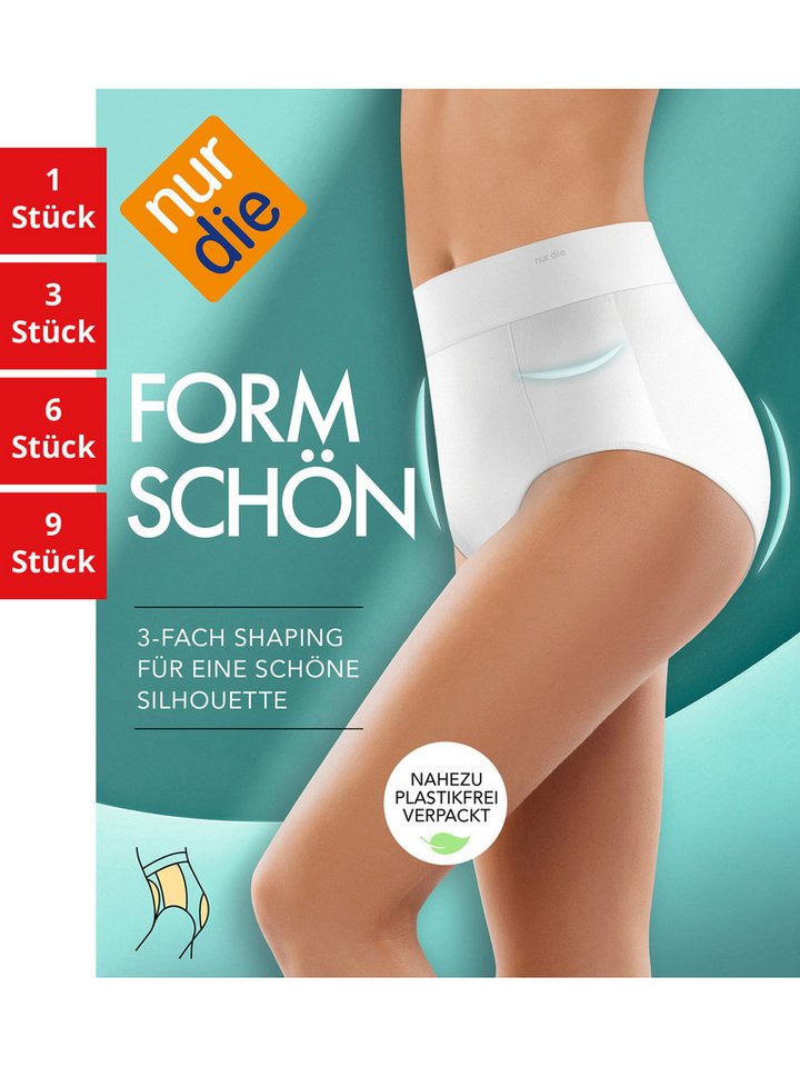 Nur Die Maxislip Formschön Damen (1er/3er/6er/9er Pack, 9-St) Maxi-slip unterhose unterwäsche von Nur Die