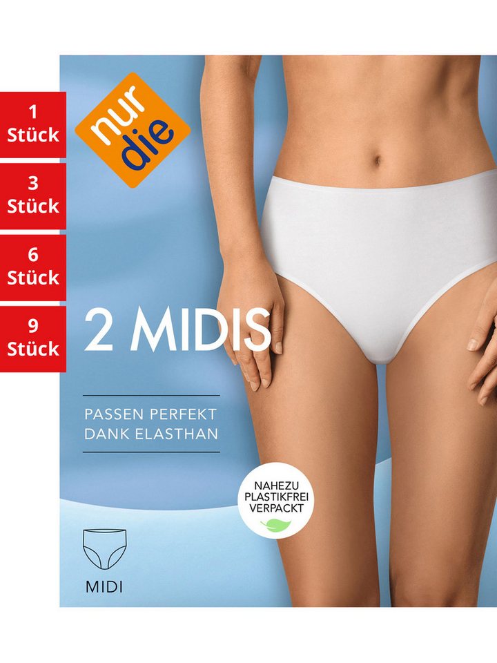 Nur Die Midislip 2er-Pack Basic (2-St) von Nur Die