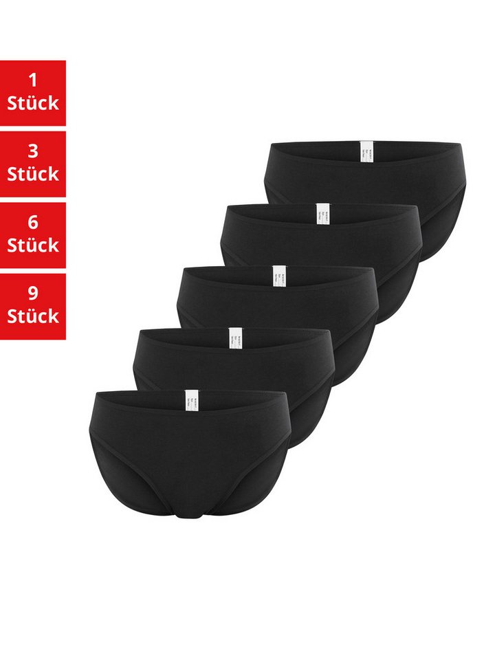 Nur Die Minislip Basic Damen (1er/3er/6er/9er Pack, 15-St) Mini-slip unterhose unterwäsche von Nur Die