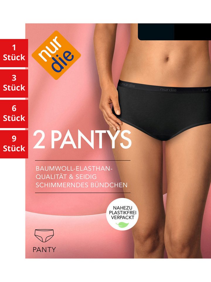 Nur Die Panty Basic Damen (1er/3er/6er/9er Pack, 12-St) Panty unter-hose unter-wäsche von Nur Die